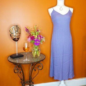 Midi length spring summer tie back dress